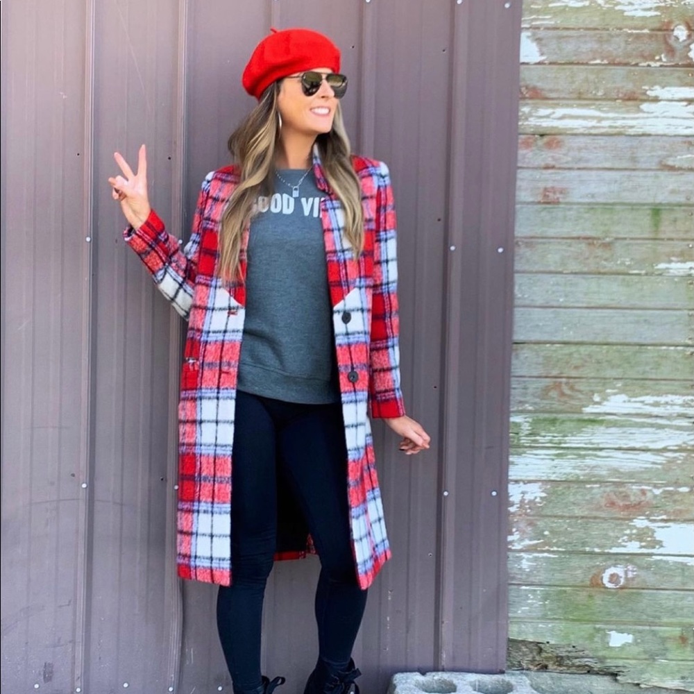 Women’s plaid jacket